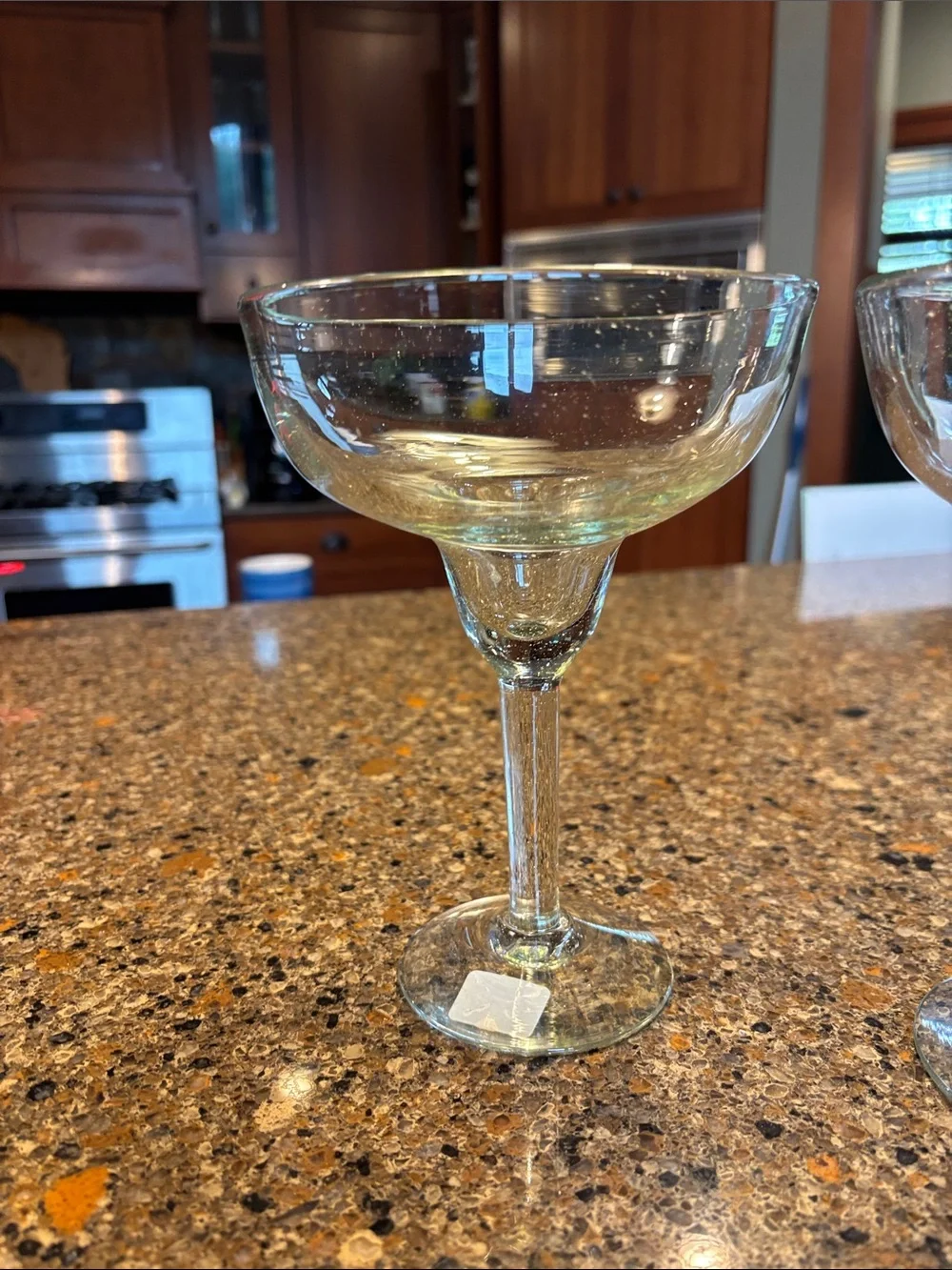 NWT Crate and Barrel Garcia Margarita (2) Glasses Made in Mexico 15 oz Heavy